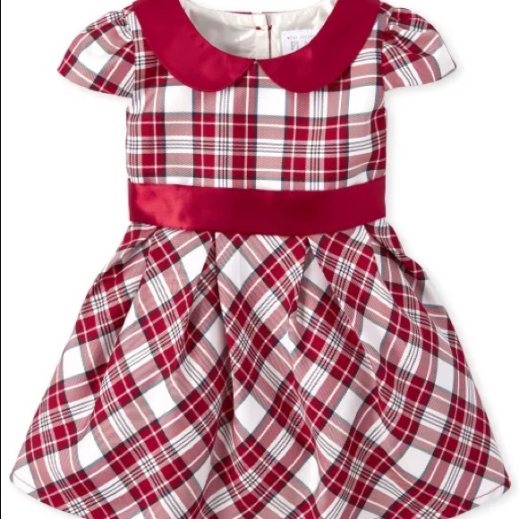 The Children's Place Other - NWT Very Merry Plaid dress